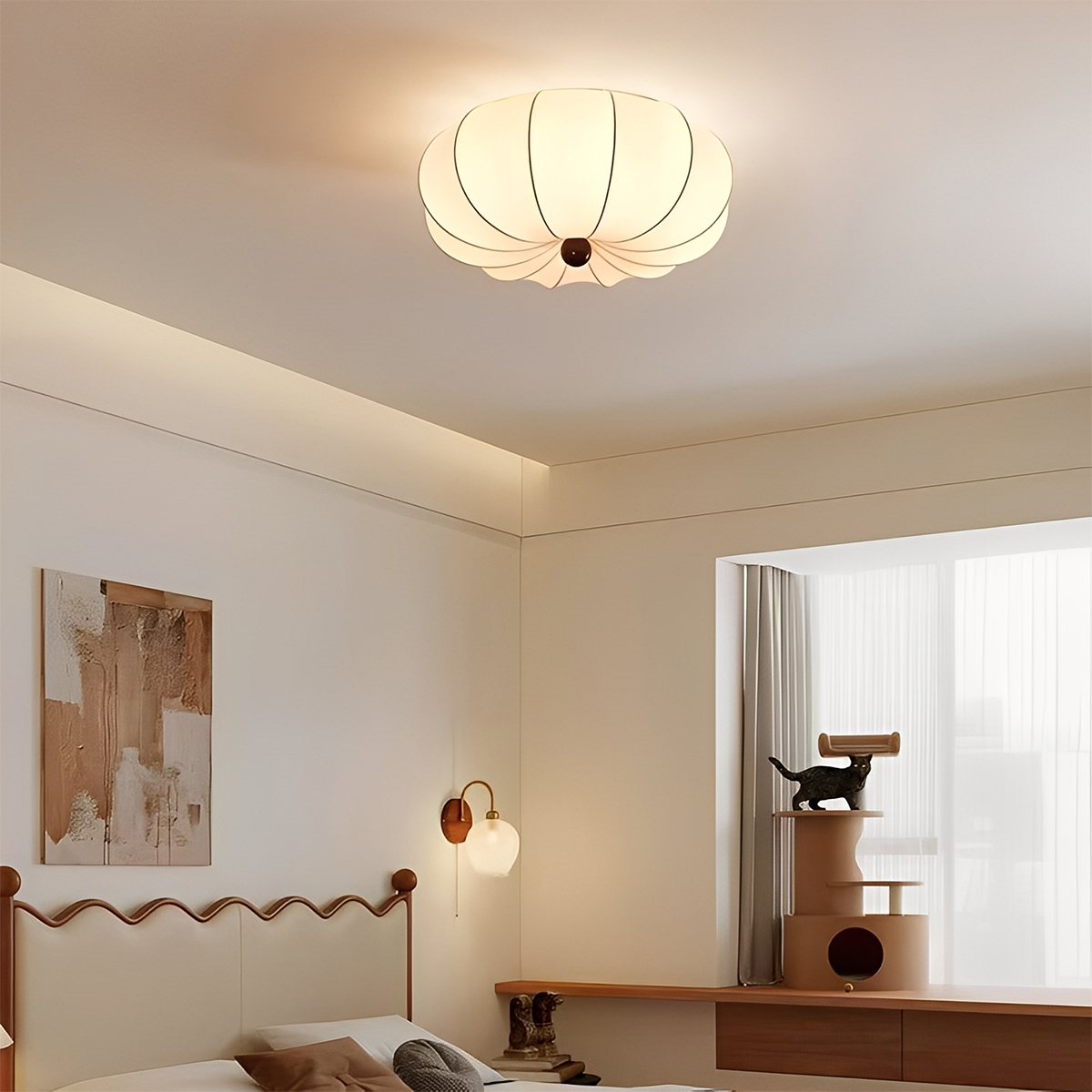 クラウドフォルムシーリングライト | ヴィンテージ調の優雅な光