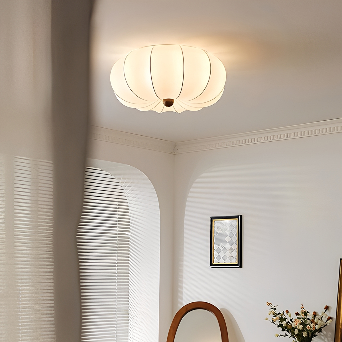 クラウドフォルムシーリングライト | ヴィンテージ調の優雅な光を演出