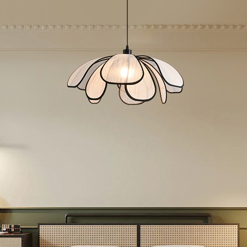 レトロフラワーペンダントライト