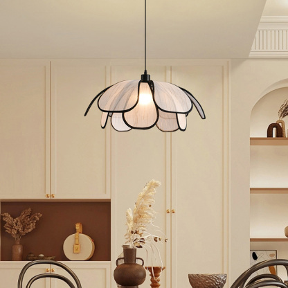 レトロフラワーペンダントライト