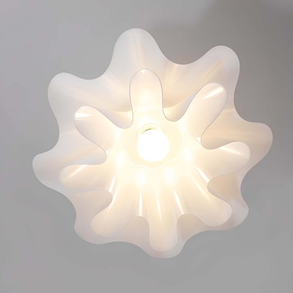 フラワーモチーフ ペンダントライト 楽天市場】フラワーモチーフ ペンダントライト 1灯 E17 ガラス LED