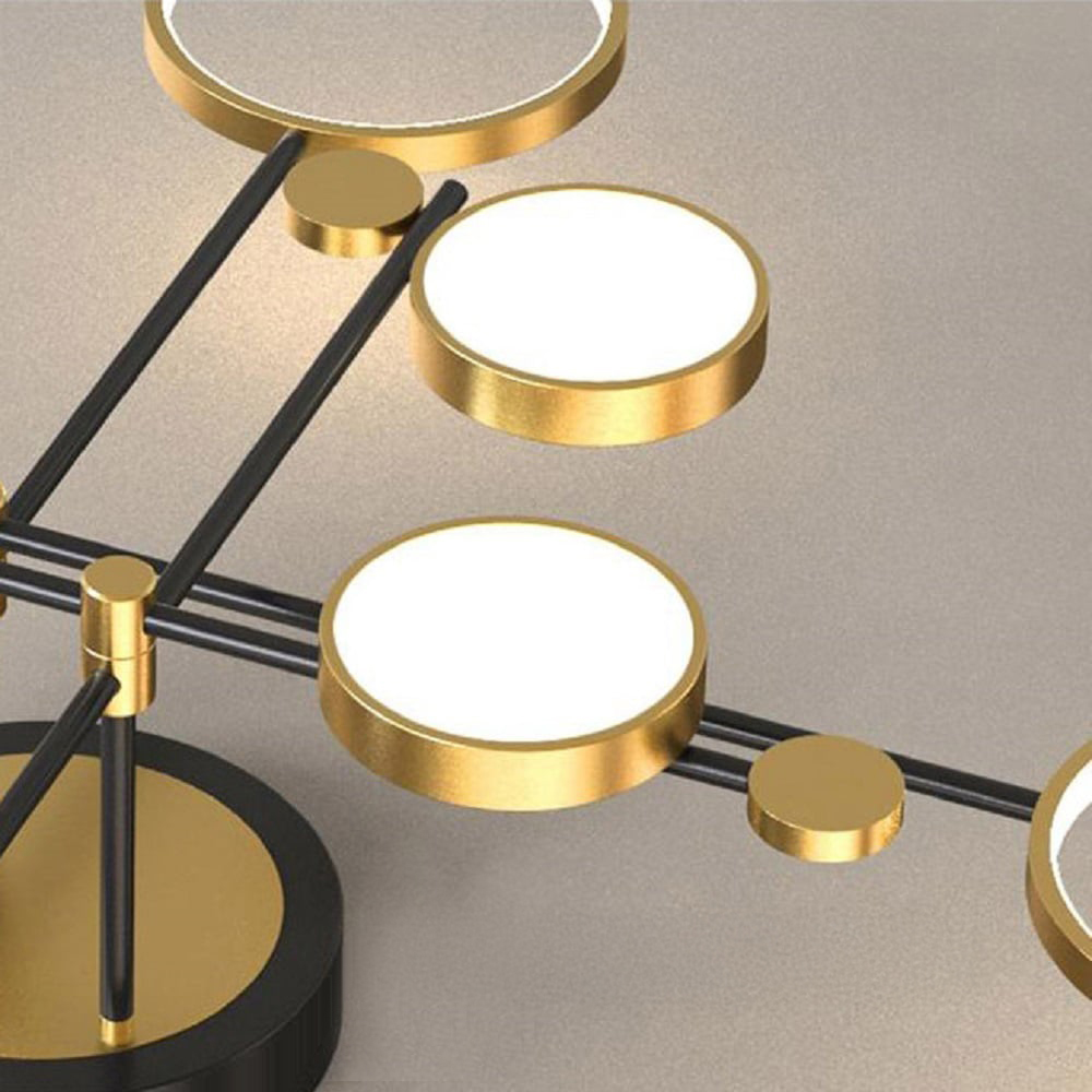 北欧風ゴールドシーリングライト | さりげないゴールドで天井に洗練の