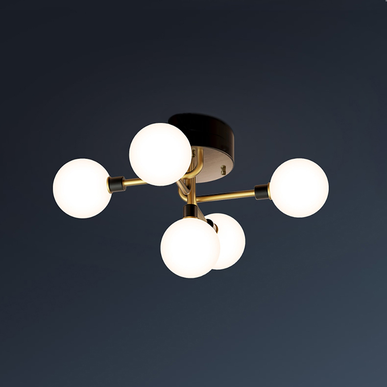 真鍮調ミニシャンデリア | 小ぶりでも空間を格上げする煌めき – CAGUUU