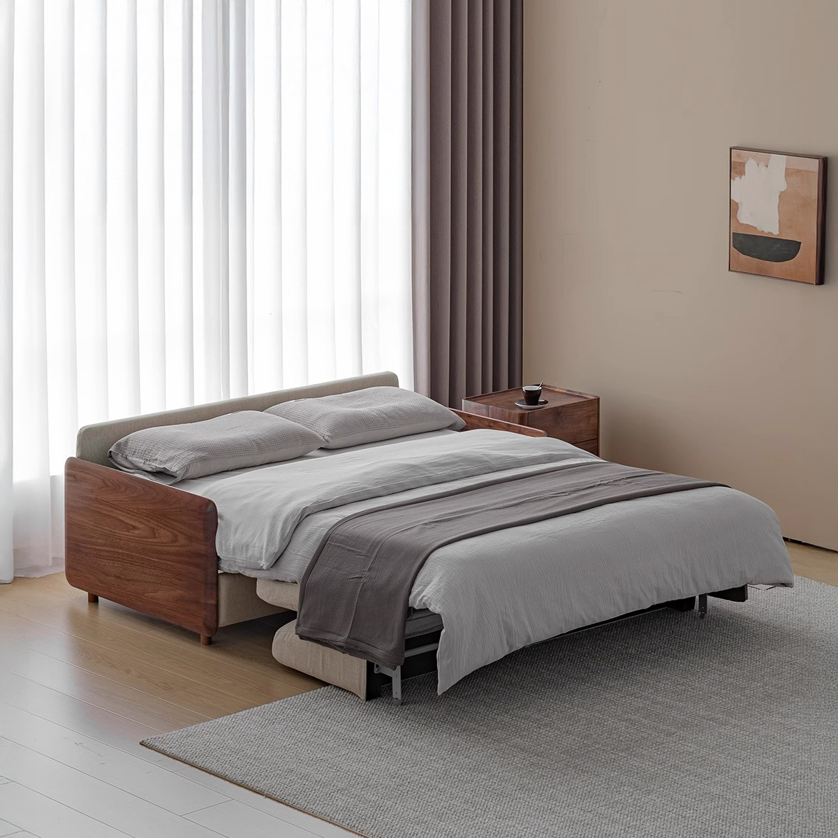 簡単ソファベッド