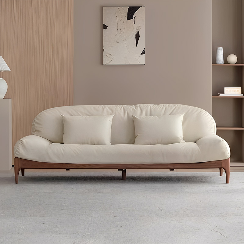 ソフトラウンジ木製フレームソファ