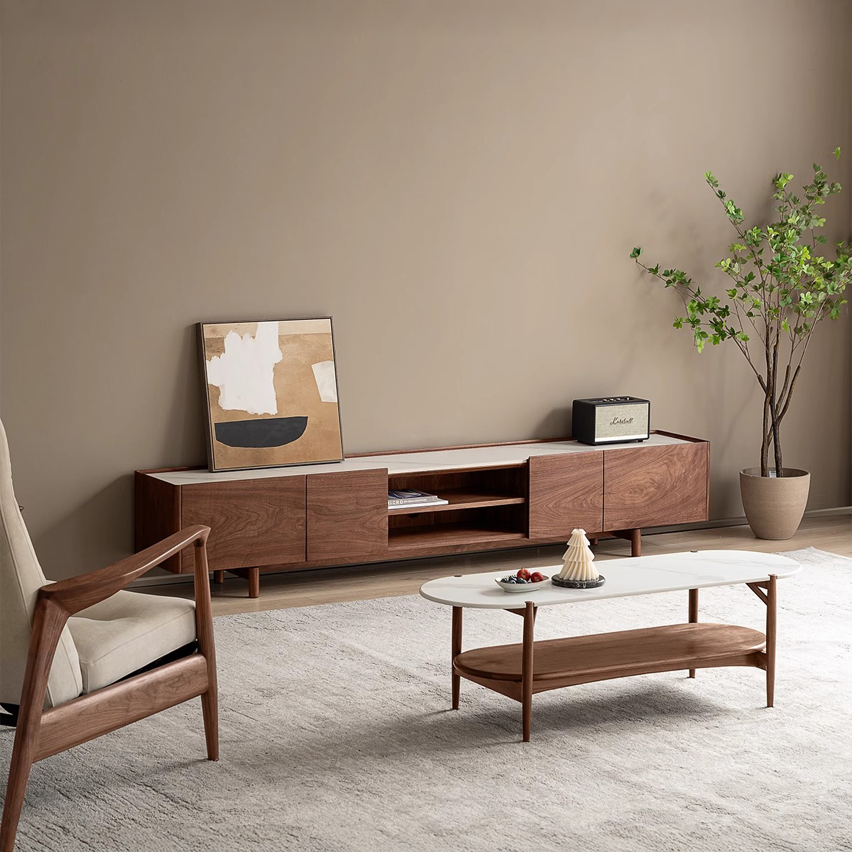 テレビボード テレビ台 ローボード KAGUAROO 廃番】ロデオ（1Door 3Drw