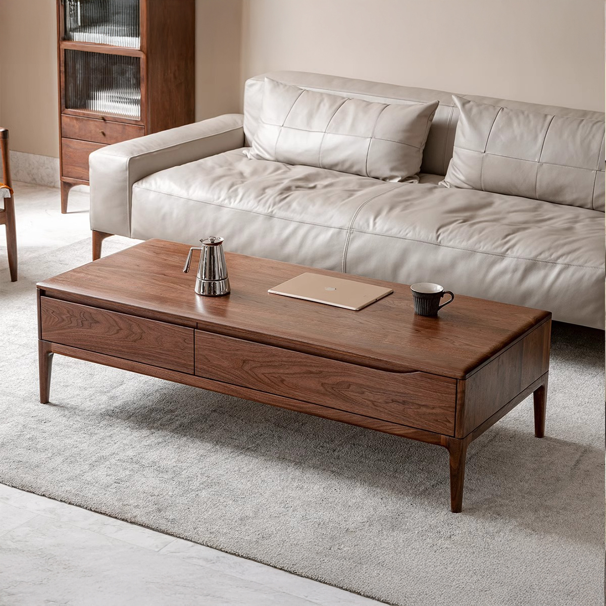 天然木ローテーブル