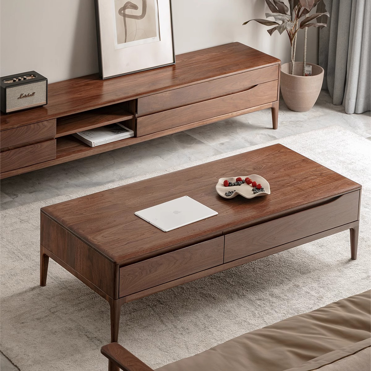 天然木ローテーブル