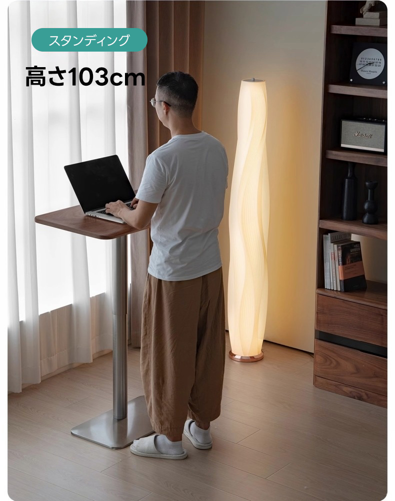 【中古】小柄さん向け　昇降テーブル （ガス圧式 PCデスク ） ガス圧昇降デスク | 高さ調整が静かでスムーズな快適ワークスタイル