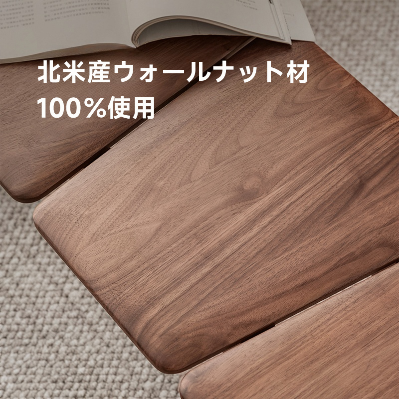 アシンメトリ天然木ベンチ