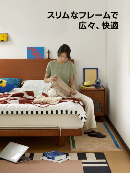 ツゲ材 エレガントヴィンテージベッド