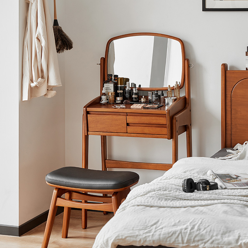 ツゲ材 天然木コンパクトドレッサー | ヴィンテージ感と実用性を