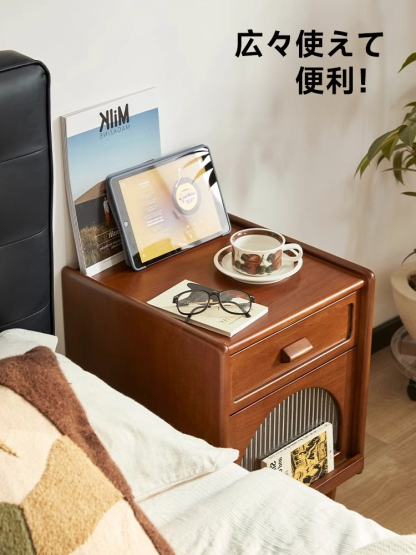 ツゲ材 レトロサイドボード