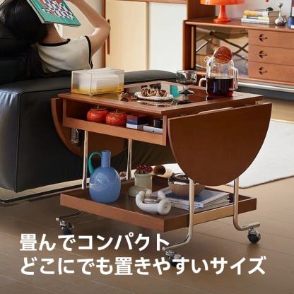 ツゲ材 リブラウッドテーブル