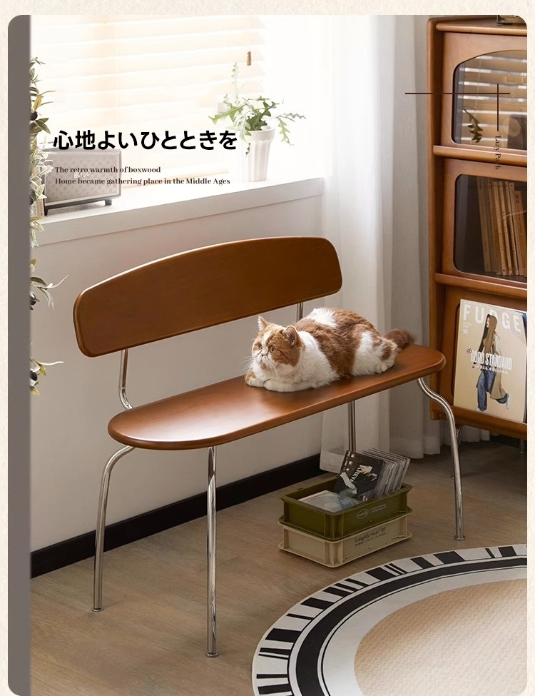 雑貨屋KEN様* ヴィンテージなベンチ アイアン ウッド ベンチ - アンティーク、ビンテージのインテリア家具