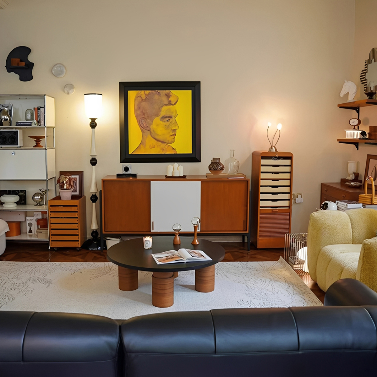 ツゲ材 ナチュラルグレインキャビネット