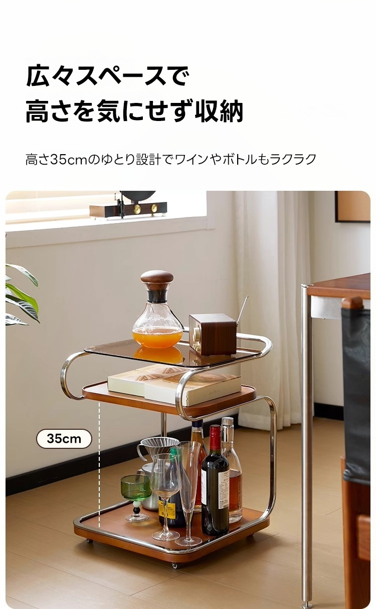 ツゲ材クラシックサイドテーブル | 高級ツゲ材使用 ヴィンテージ感と