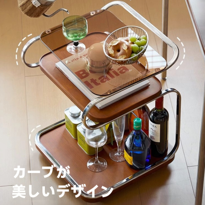 ツゲ材クラシックサイドテーブル