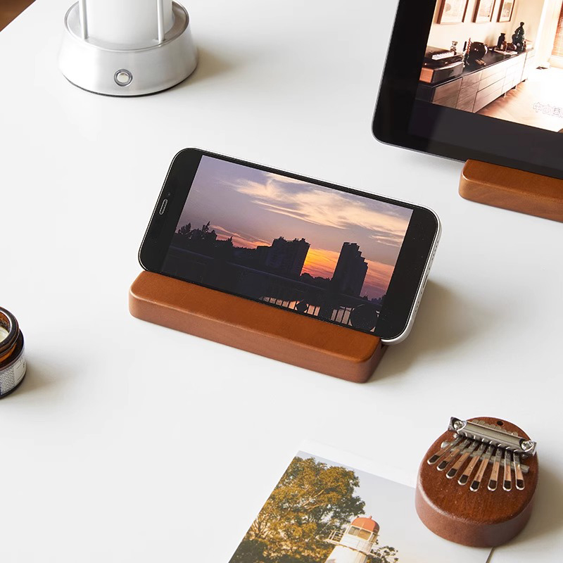 ツゲ材 スマホスタンド