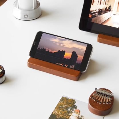 ツゲ材 スマホスタンド