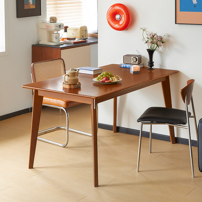 ツゲ材 シンプルダイニングテーブル