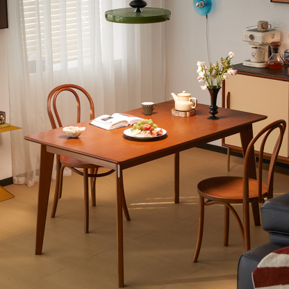 ツゲ材 シンプルダイニングテーブル