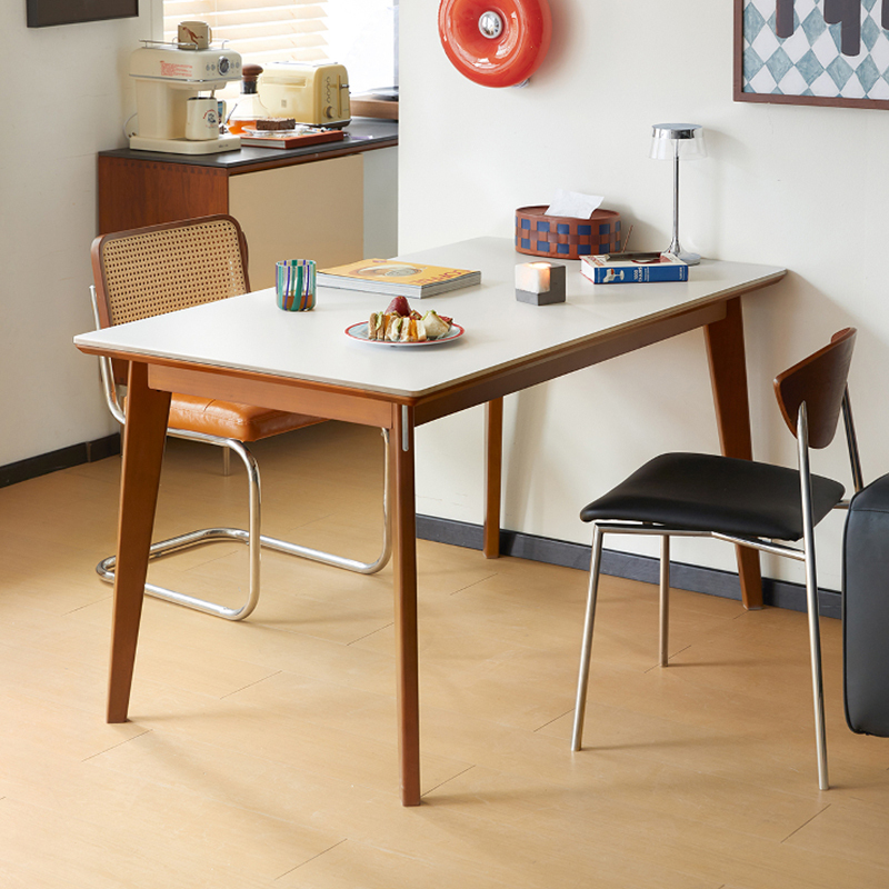 ツゲ材 シンプルダイニングテーブル