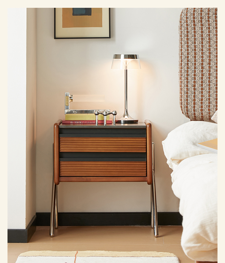 三越家具　サイドキャビネット／サイドチェスト 三越家具 サイドキャビネット／サイドチェスト ツゲ材 デザインサイド