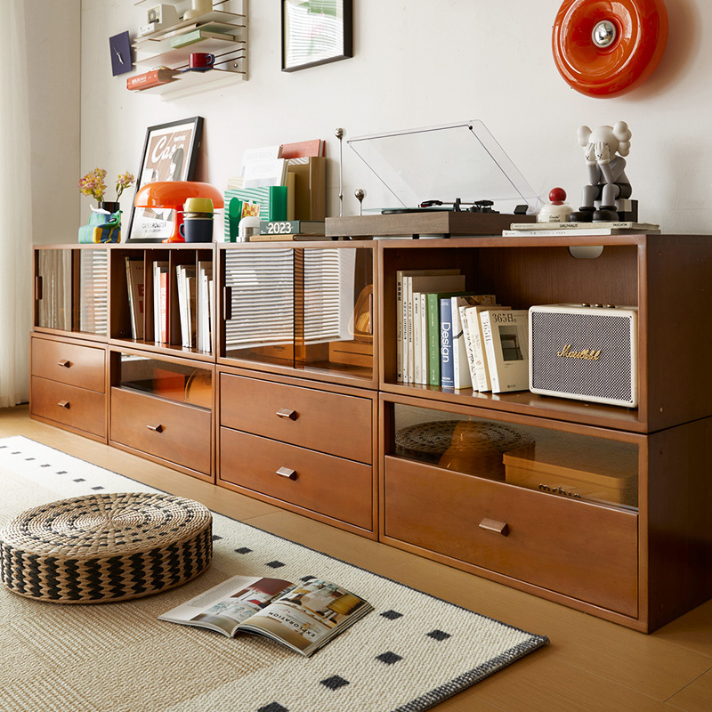 ツゲ材 モジュールボックスキャビネット