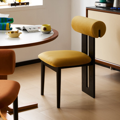 ラウンド背もたれチェア