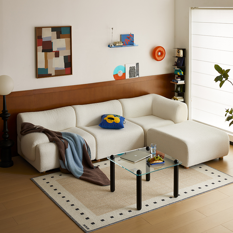 丸脚正方形テーブル