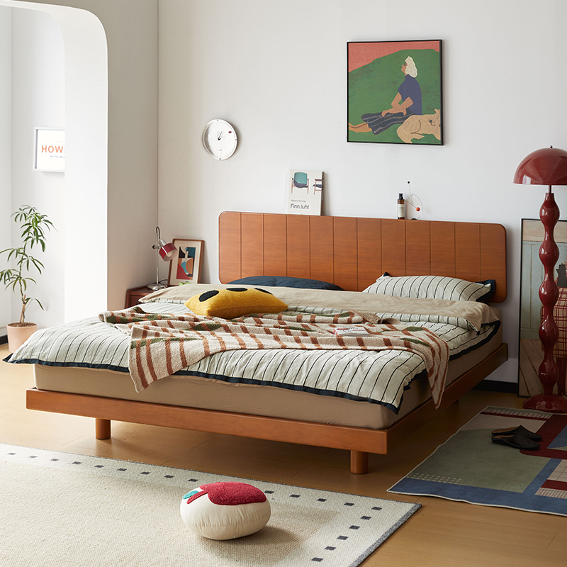 ツゲ材 フローティングローベッド