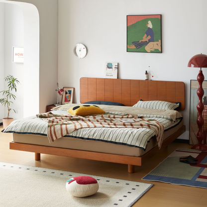 ツゲ材 フローティングローベッド