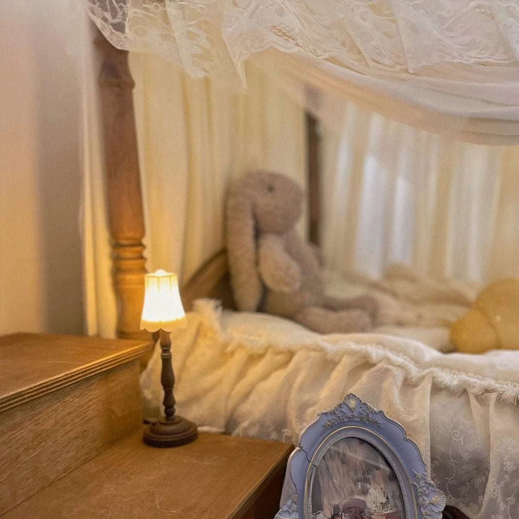 天蓋付きレトロ風ペットベッド – CAGUUU