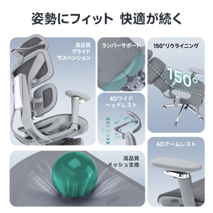 アクシスエルゴコアオフィスチェア