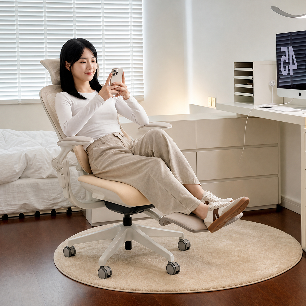 AXISU アクシスエルゴルナオフィスチェア｜体想いの多点設計で全身フル
