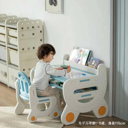 KanazawaPOLES kouさま注文品　110cm キッズ絵画勉強デスクセット | 学びと創造力をサポートする多