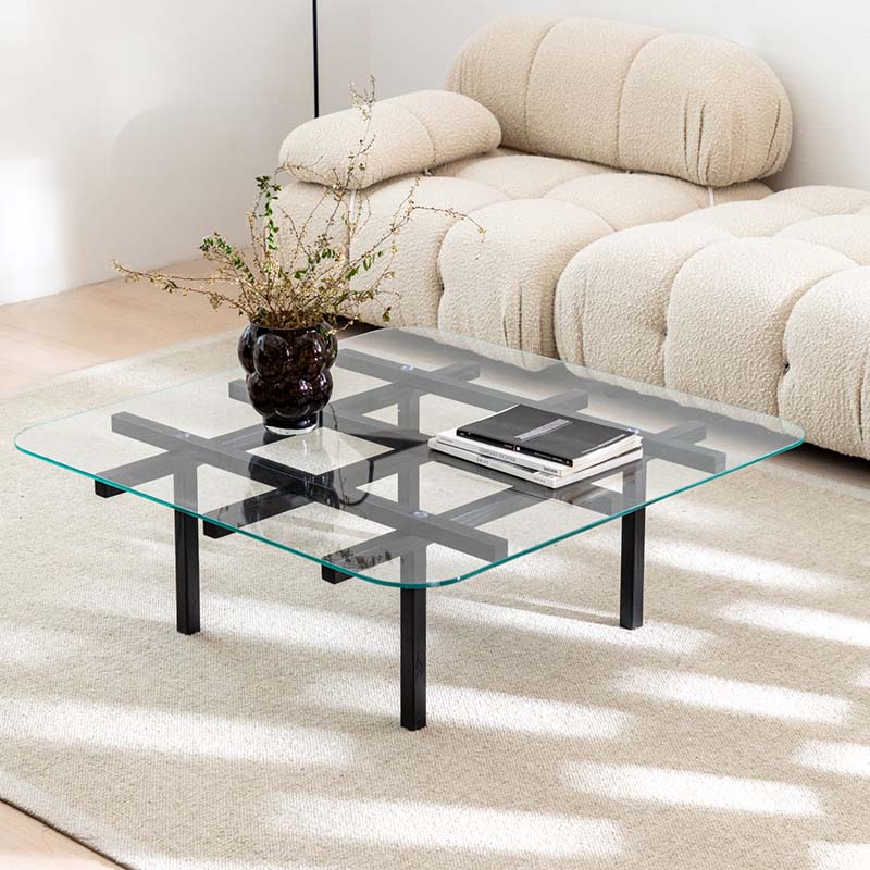 デザイン　オシャレ　ガラステーブル　コーヒーテーブル センターテーブル モダン 90cm ガラステーブル おしゃれ リビング
