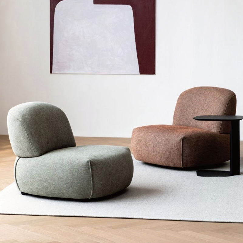 回転式ラウンドシングルソファ