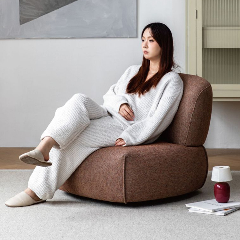 回転式ラウンドシングルソファ