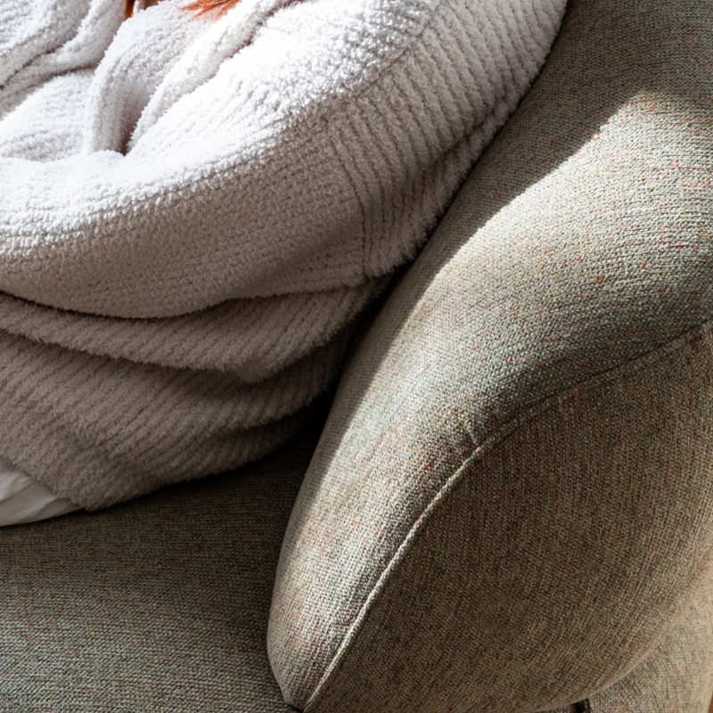 回転式ラウンドシングルソファ