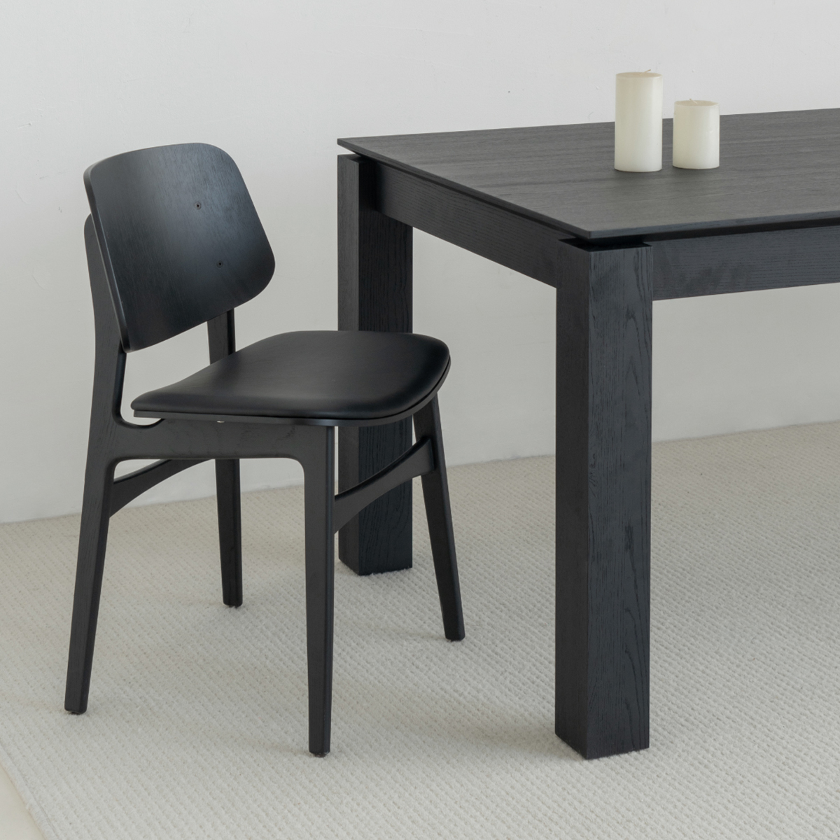 ホワイトオーク材モダンダイニングチェア | ジャパンディスタイルを