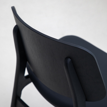 ホワイトオーク材シンプルモダンダイニングチェア