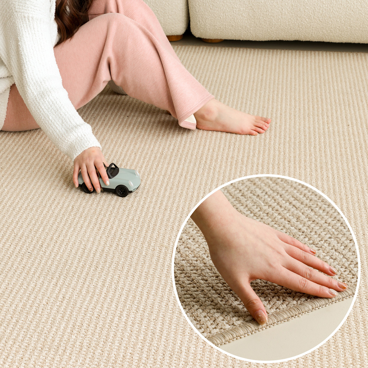 シンプルデザインカーペット