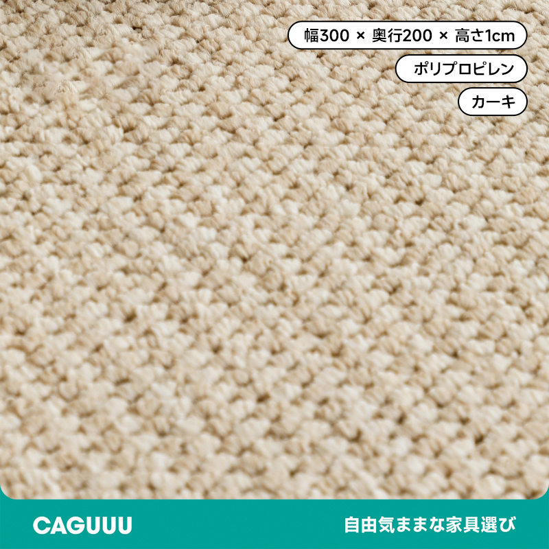 シンプルデザインカーペット