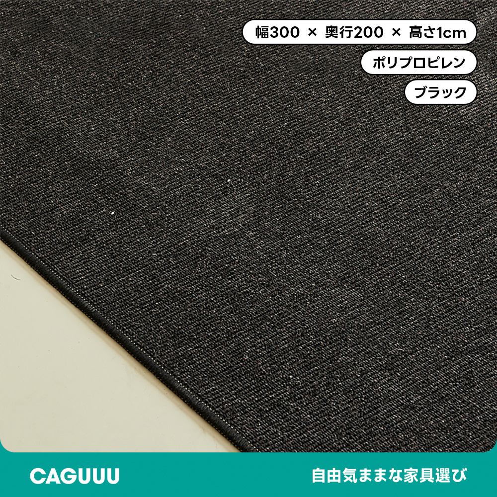 シンプルデザインカーペット