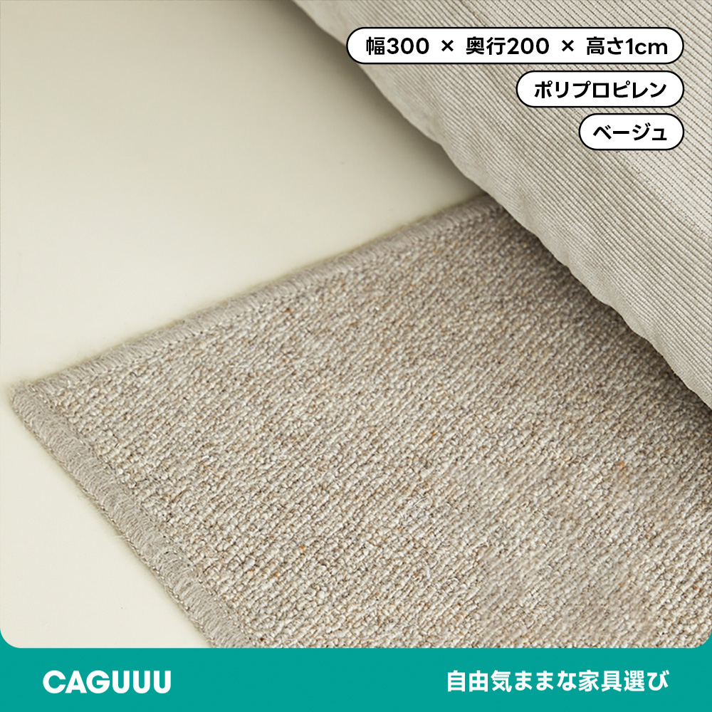 シンプルデザインカーペット