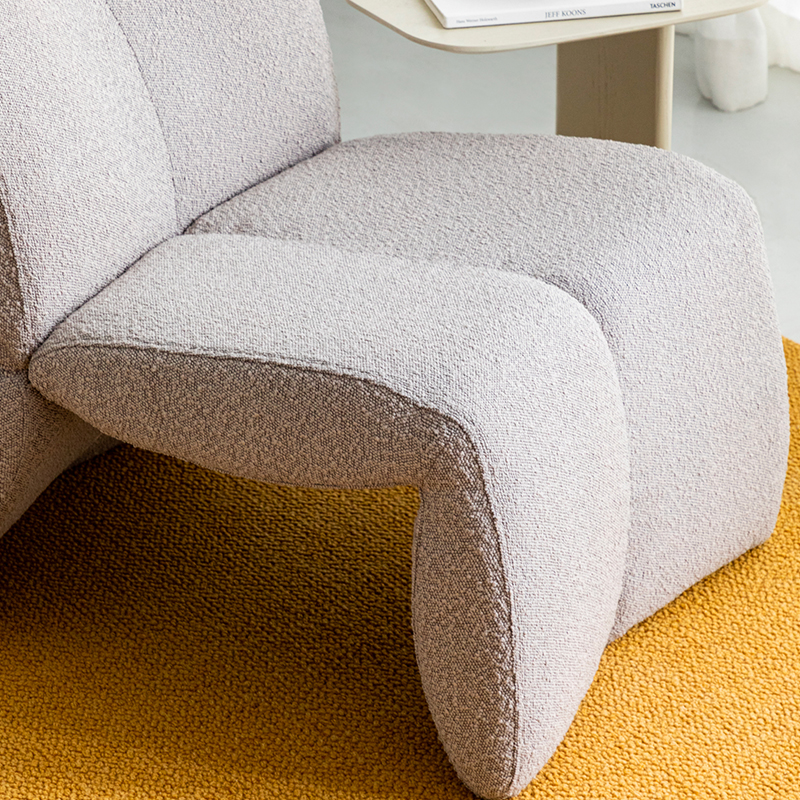 もこもこ一人掛けデザインソファ