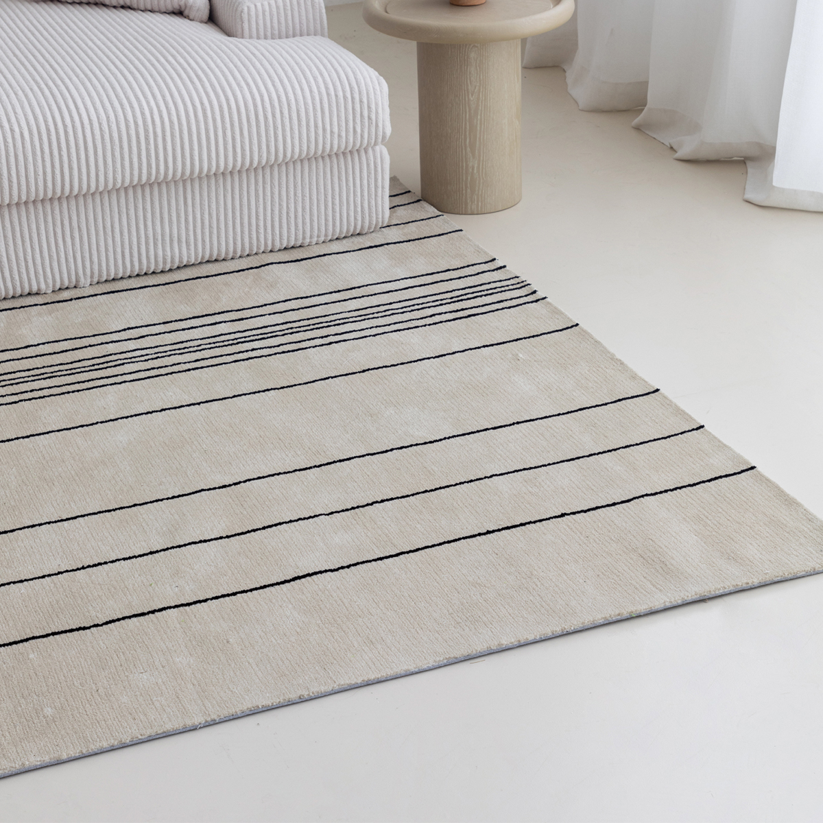 高密度織りチェック柄カーペット