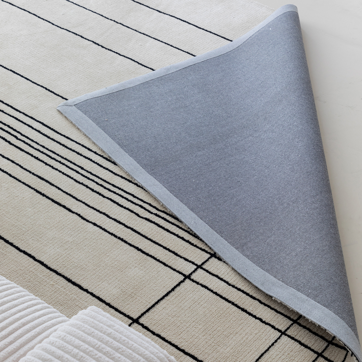 高密度織りチェック柄カーペット